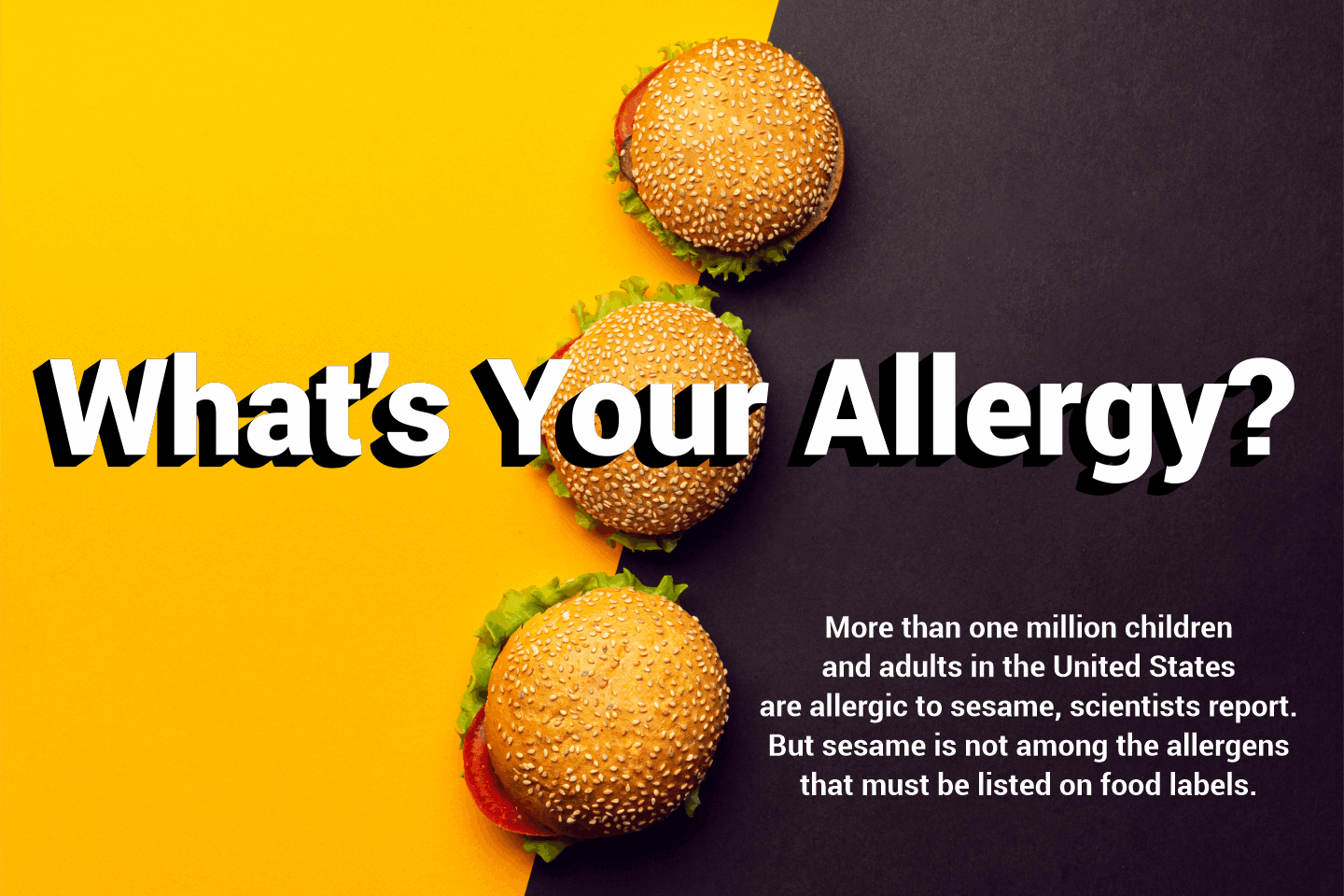 Sesame Allergy The Ninth Most Common Food Allergy in the United